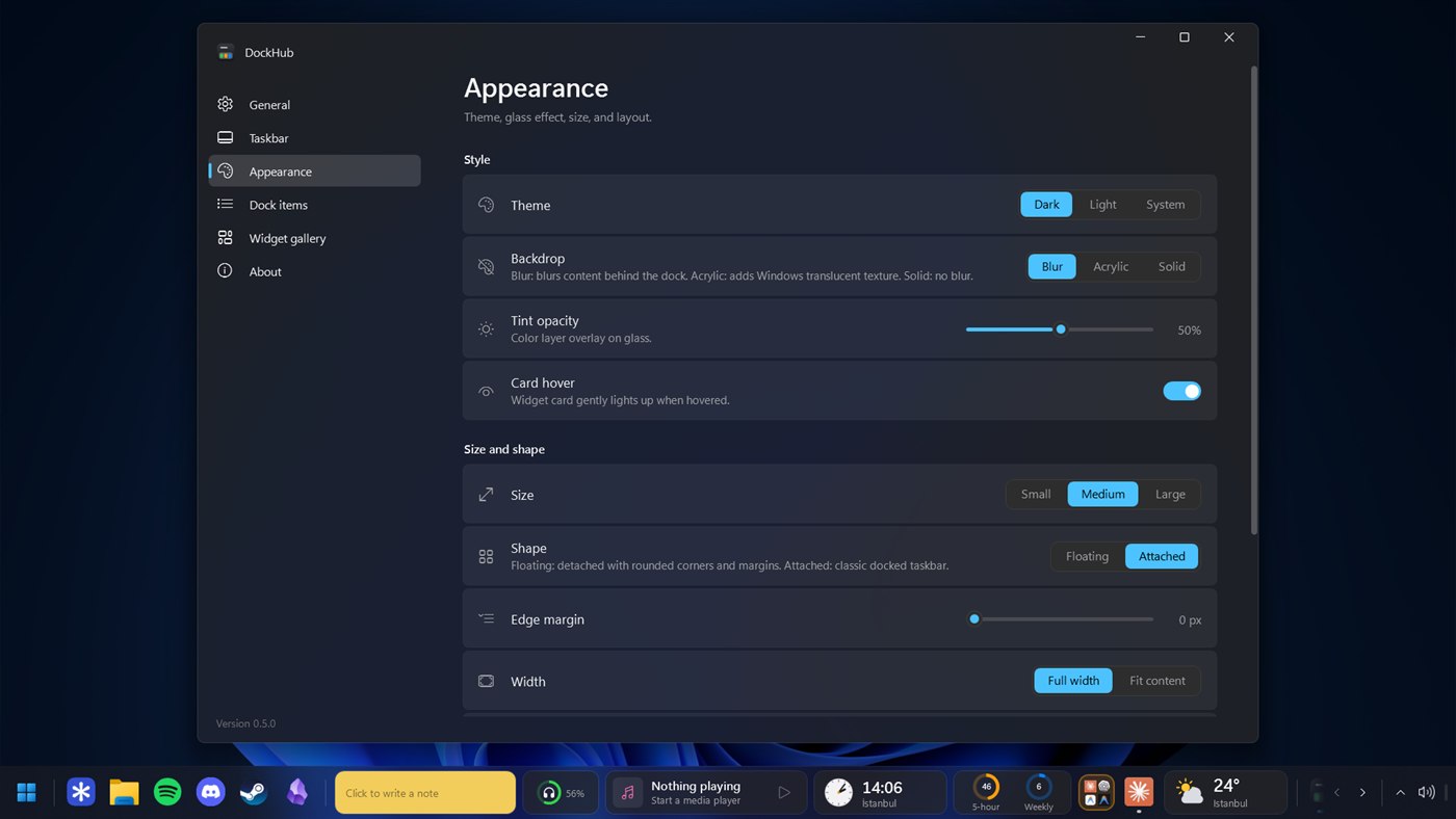 Settings for everything